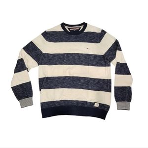 COPY - Tommy Hilfiger Striped Blue and White Sweater